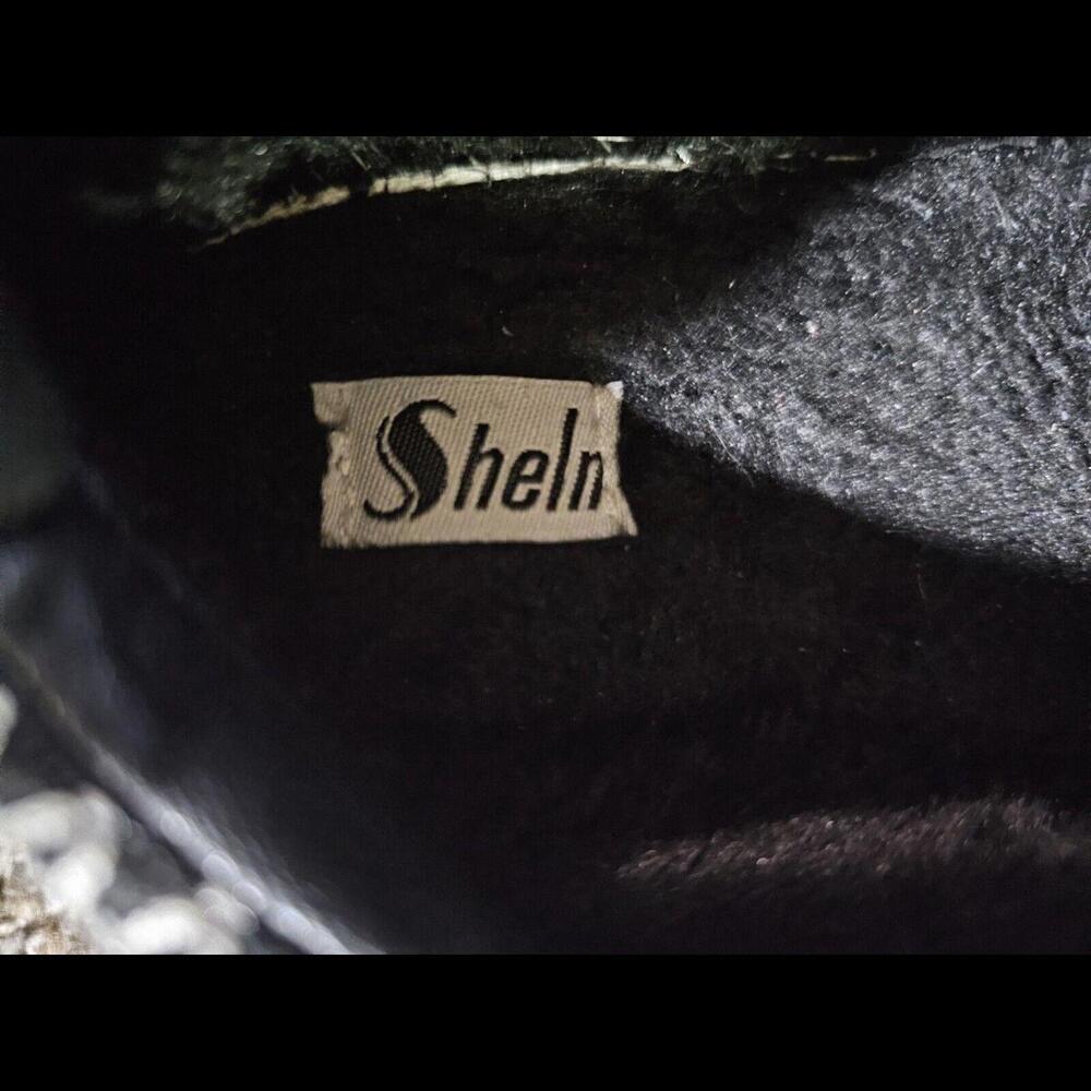 Sheln Eur40 Black Clog Platform Slides - image 6